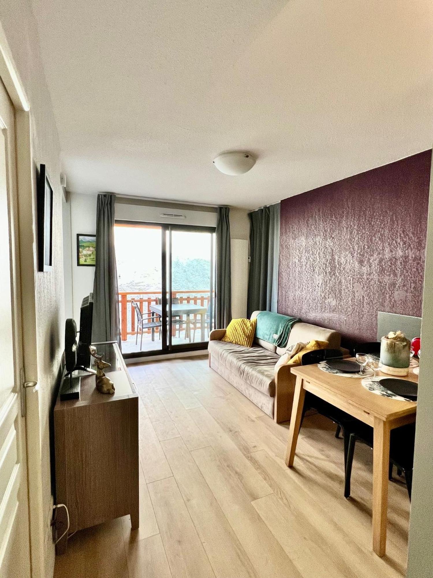 Familial Avec Parking Centre Valberg Apartamento